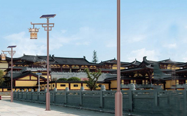 抗风型景泰太阳能路灯：保障稳定照明不受风害